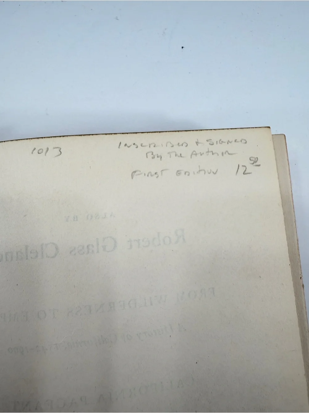 First Edition, 1947, Author Signed California In Our Times 1900-1940, Hard Cover